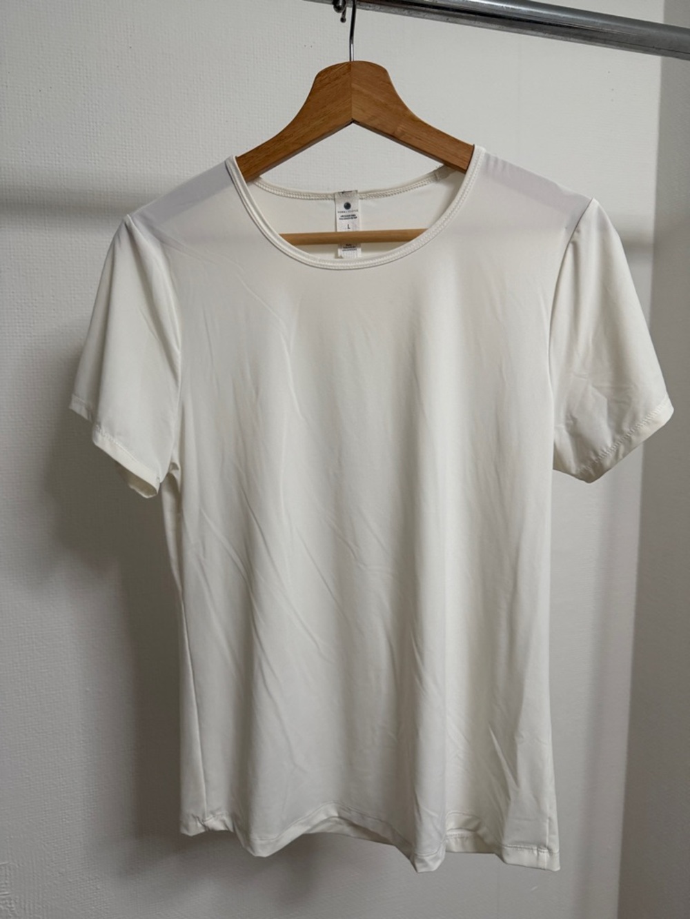 Yogalicious White Short Sleeve Crew Tee